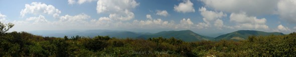 Elk Knob State Park NC - south view panorama Elk Knob State Park NC - south view panorama